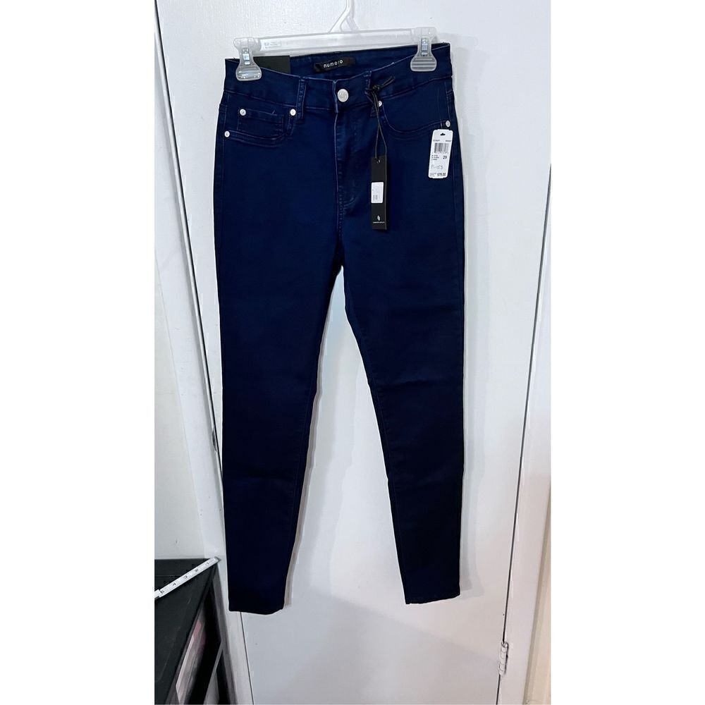 NUMERO GENOA HIGH RISE SUPER SKINNY MIDNIGHT JEANS SIZE 29 NEW P1-153